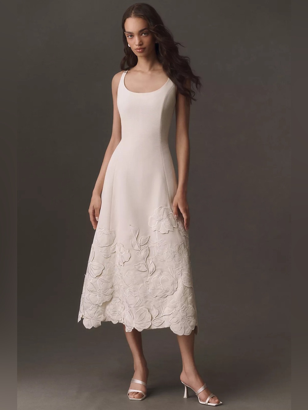 NWT Anthropologie Mestiza Amanda Appliqué Midi Dress